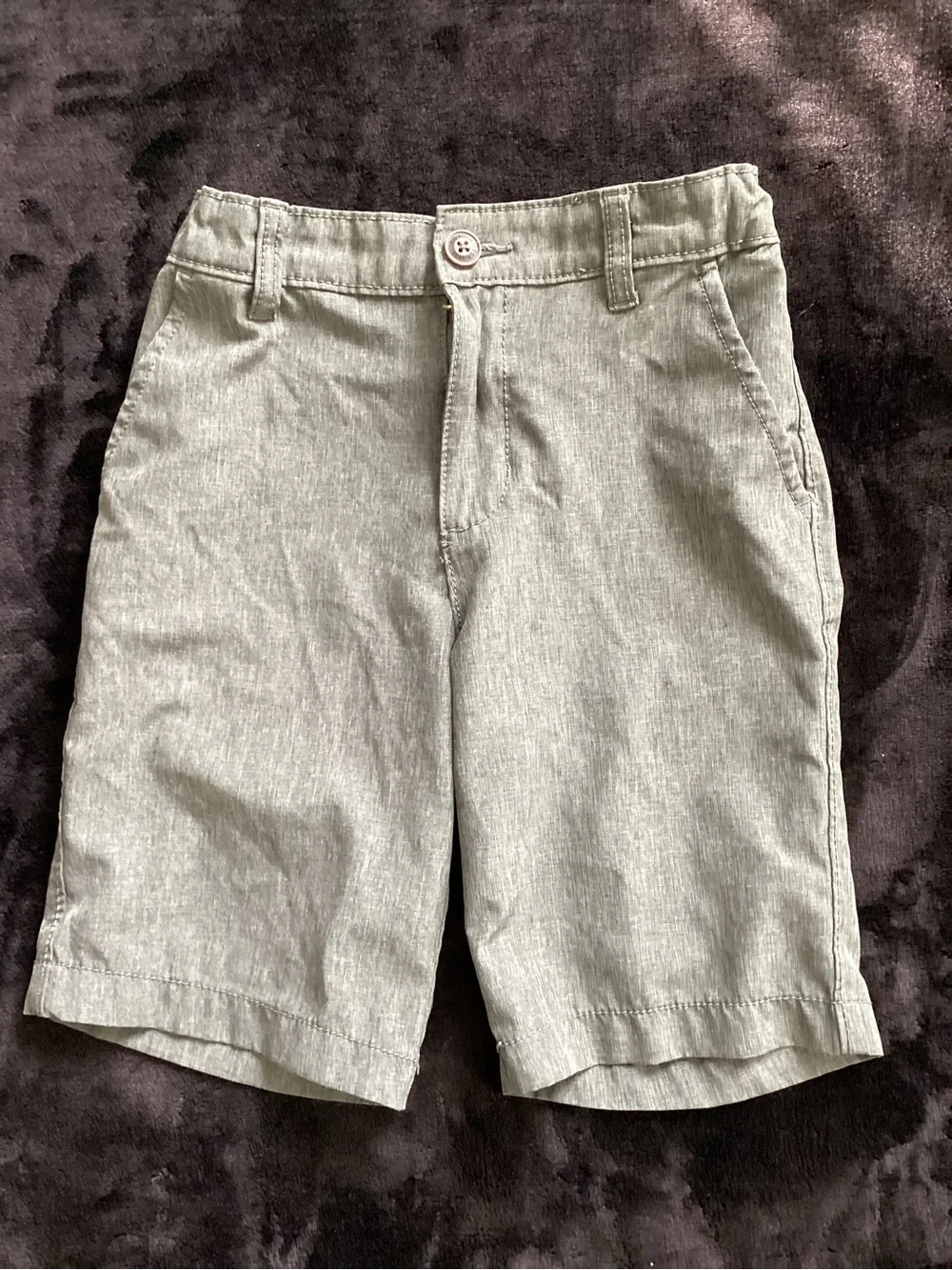 OshKosh B'gosh Light Gray Flat-Front Boys' Shorts